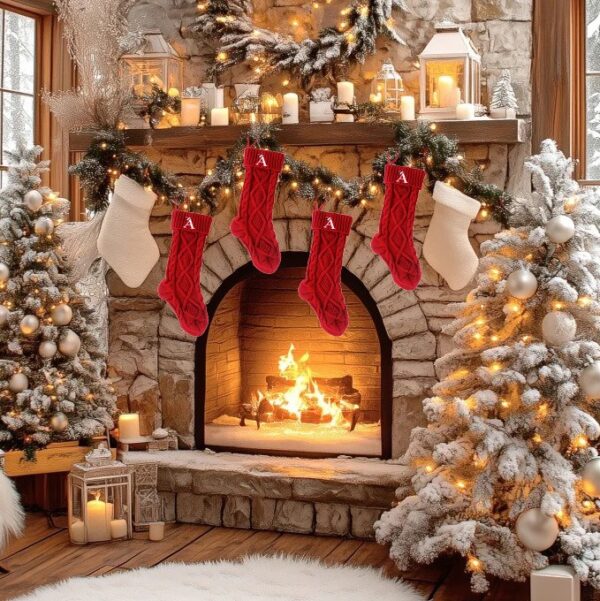 Knitted Christmas Stocking - Image 2