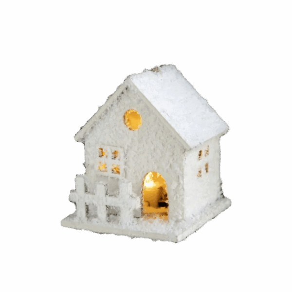 Mini House Tree Decor